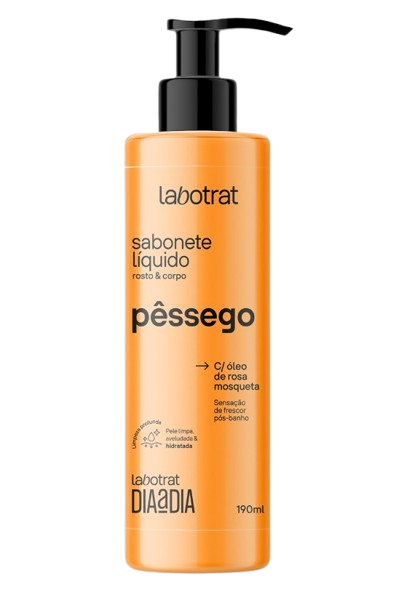 Sabonete Líquido Pêssego Rosto & Corpo 190ml - Labotrat
