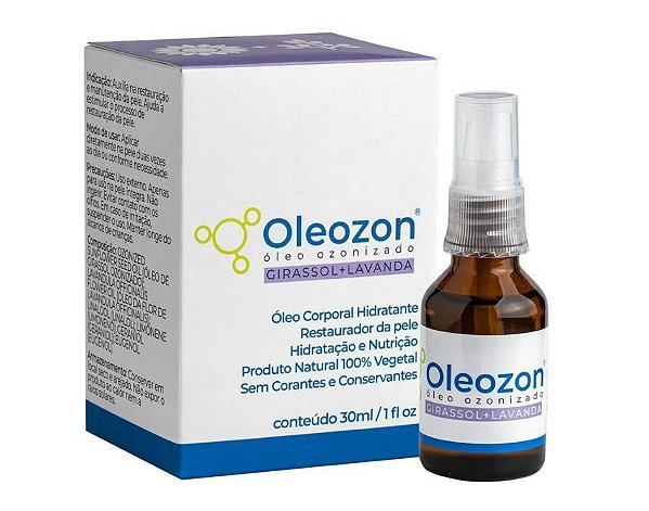 Óleo De Girassol Ozonizado + Lavanda 30ml - Oleozon