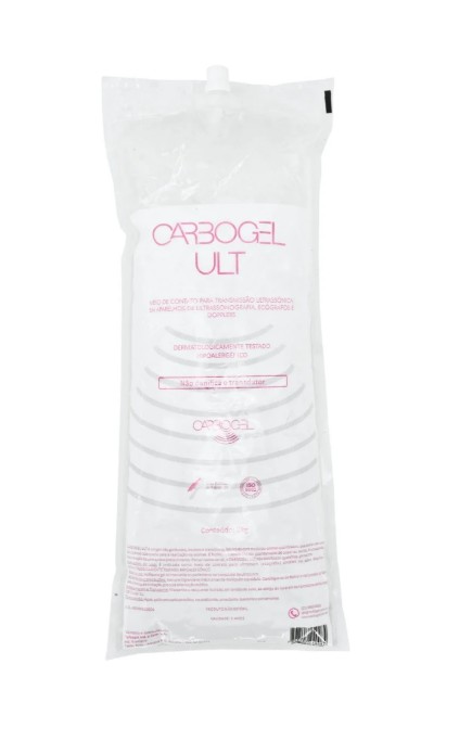 Gel Condutor para Ultrassom Incolor Bag 2kg - Carbogel