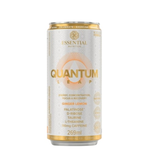 Energético Quantum Leap Ginger Lemon (Gengibre e Limão) 269ml - Essential Nutrition
