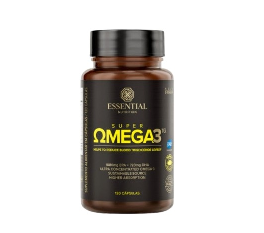 Super Ômega 3 TG Pote C/120 Cápsulas - Essential Nutrition