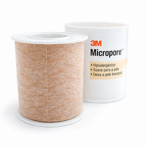 Fita Micropore Bege 5cm x 10m - 3M