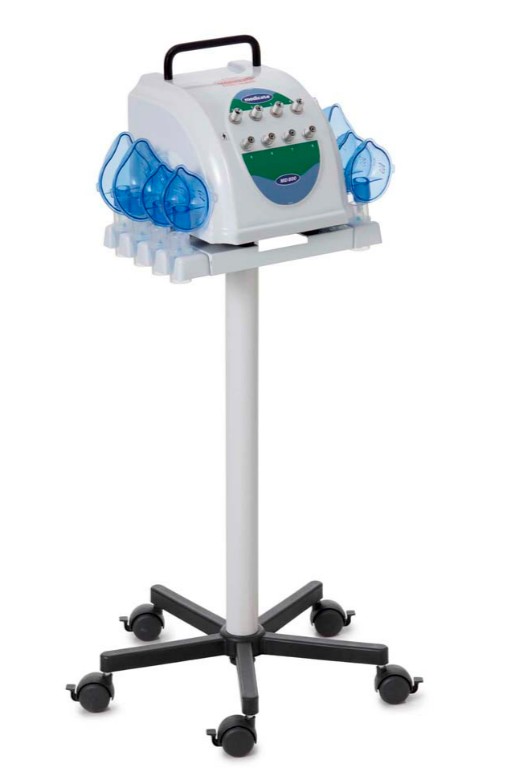 Inalador/Nebulizador Com 8 Saídas MD 800 Bivolt Com Suporte - Medicate