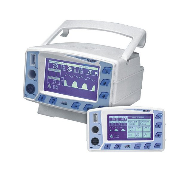Oxicapnógrafo MX-200-A Sidestream (ETCO2) Emai - Transmai