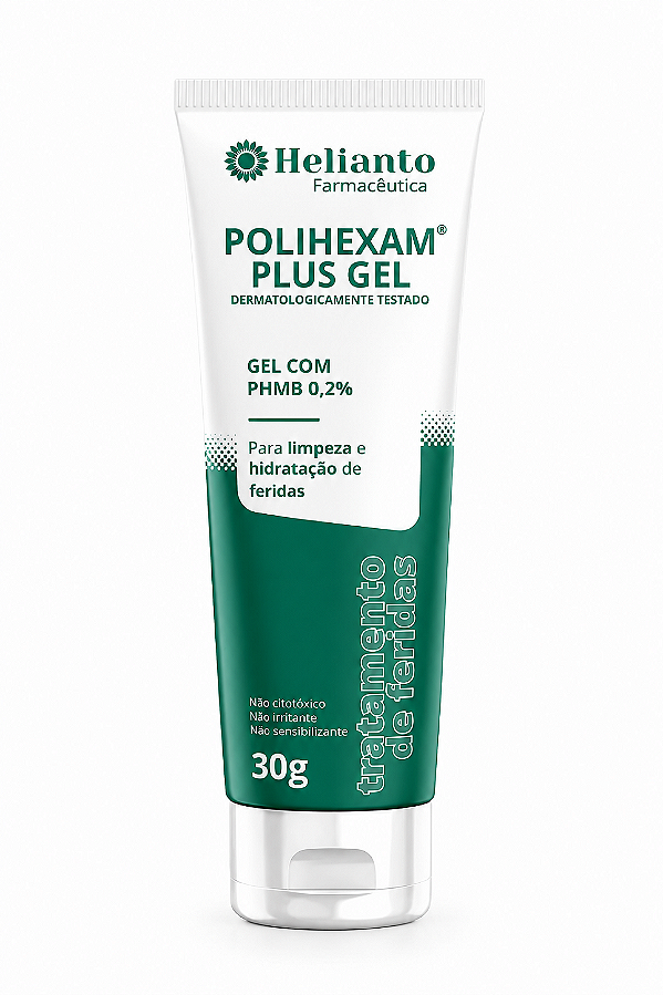 Polihexam Plus Gel 0,2% PHMB 30g (Tratamento De Feridas) - Helianto