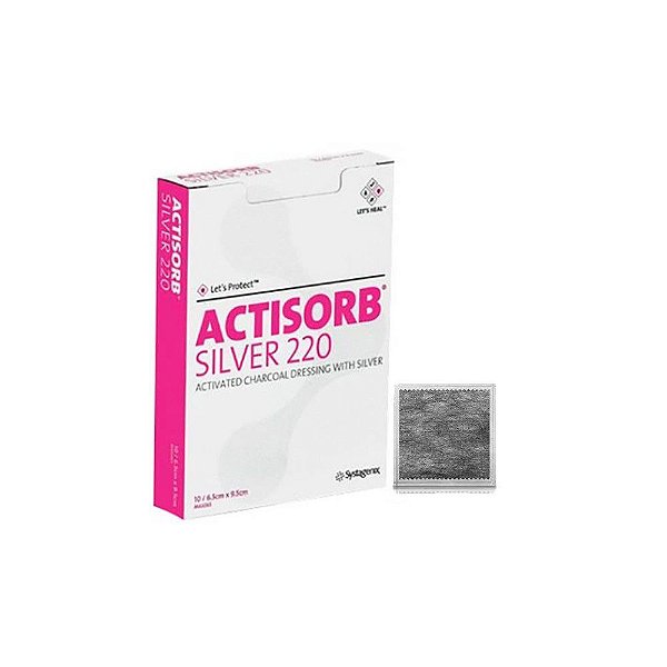 Curativo Actisorb Silver 220 10.5cm x 19cm - Systagenix