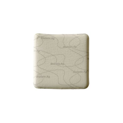 Curativo Biatain AG Não Adesivo 10x10cm Espuma Antimicrobiana C/Prata Unidade - Coloplast