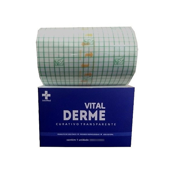 Curativo Filme Transparente Rolo  15cm x 10 metros - Vital Derme