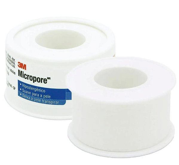 Fita Micropore 25mm x 10mt Branca Unidade - 3M