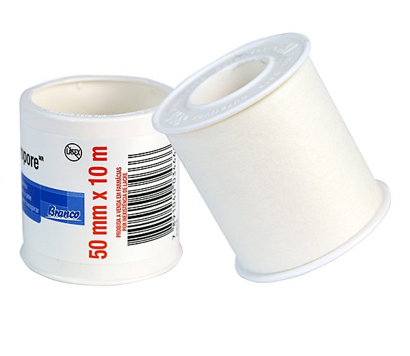Fita Micropore 50mm x 10mt Branca - 3M