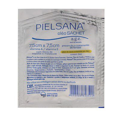 Gaze Rayon Pielsana 7,5cm x 7,5cm A.G.E (Àcidos Graxos Essenciais) Unidade- DBS