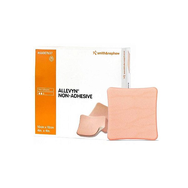 Curativo Allevyn Não Adesivo (Non Adhesive) 10cm x 10cm Unidade - Smith&Nephewv
