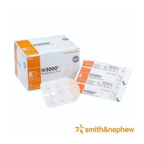 Curativo Fixador IV 3000 10cm x 12cm Ref 4008 - Smith&Nephew