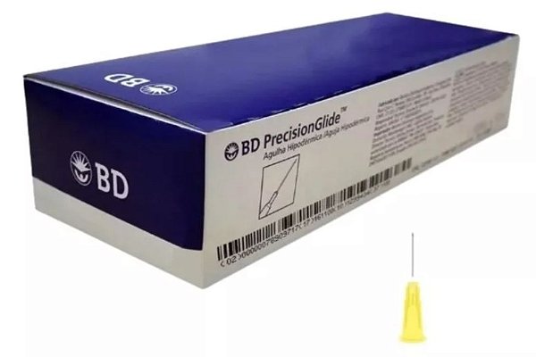 Agulha Descartável 13x0,30mm (30g) C/100 Unidades - BD