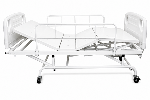 Cama Fowler 3 Manivelas Com Elevação de Altura S-8800-B - Salutem Hospitalares