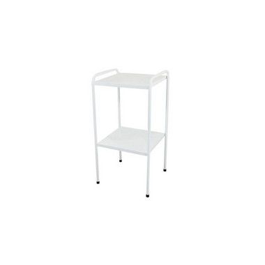 Mesa Auxiliar 40x40x80cm Pintura Epóxi com Ponteira S-0840-A - Salutem Móveis Hospitalares