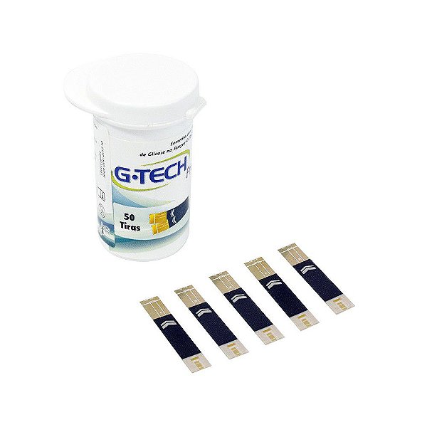 Tiras Reagentes G Tech Free C/50 unidades - G-Tech