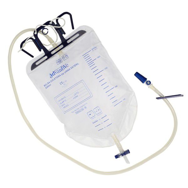 Coletor|Bolsa de Urina Sistema Fechado 2000ml - Advantive
