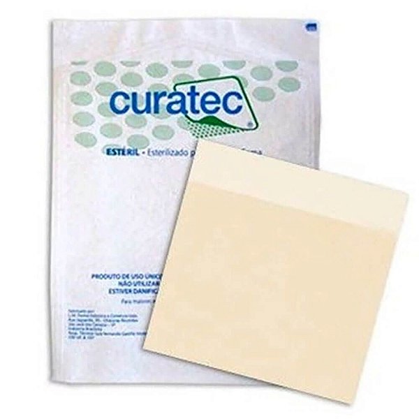 Curativo Hidrocoloide Standart 10cm x 10xm Unidade - Curatec