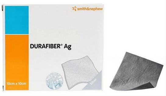Curativo Durafiber Ag 10 x 10cm Unidade - Smith&Nephew