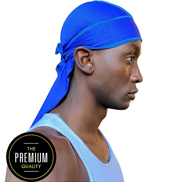 Durag de Poliester Azul Royal (Premium)