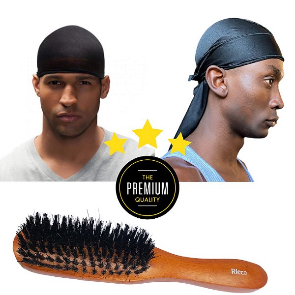 Kit Para Waves  Iniciante /Durag de Silk (encomenda)