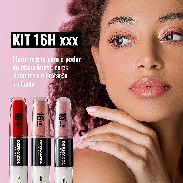 Kit 16H xxx (3 batons/gloss 16H Lip Colour)