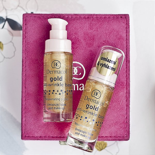 Primer facial antirrugas (com extrato de ouro e algas) Gold Anti-Wrinkle Make-up Base