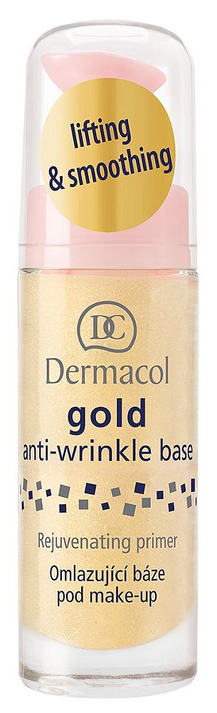 Gold anti-wrinkle make-up base