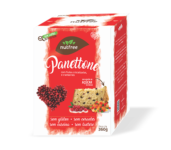 Panetone de Frutas e Cranberry 360g