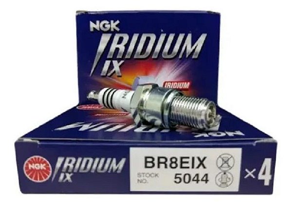 JOGO VELA NGK IRIDIUM BR8EIX VELAUTO