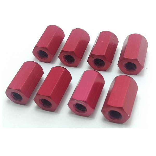 WING NUT AP HEXAGONAL1/2" VERMELHO NVS