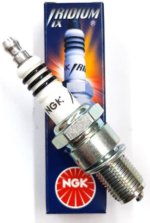 JOGO VELAS IGNIÇÃO 4 UNIDADES NGK IRIDIUM GRAU 10 BR10EIX SEXTAVADO 21MM
