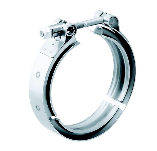 ABRAÇADEIRA V-BAND INOX 2½" (MHVB-2-1/2-SS) METAL HORSE