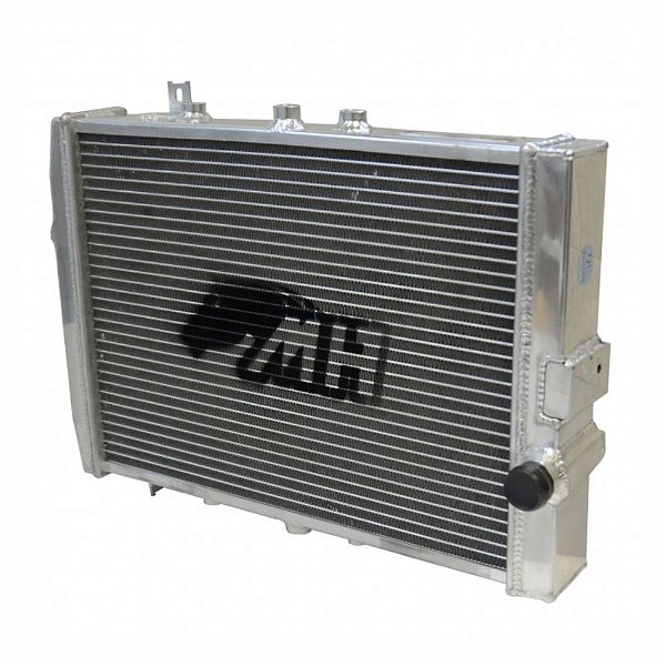RADIADOR DE ÁGUA RACING PARA VW GOL / PARATI TODOS QUADRADO MONTAGEM ORIGINAL (MHRAD-11) METAL HORSE