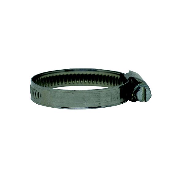 ABRAÇADEIRA ROSCA SEM FIM 30-45MM INOX (MHNC-30-45-SS) METAL HORSE