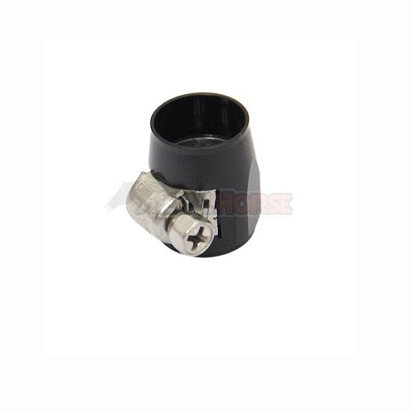 ABRAÇADEIRA AEROQUIPE 10AN / AN10 D.I. 21.0MM PRETO (MHHS-10-P) METAL HORSE