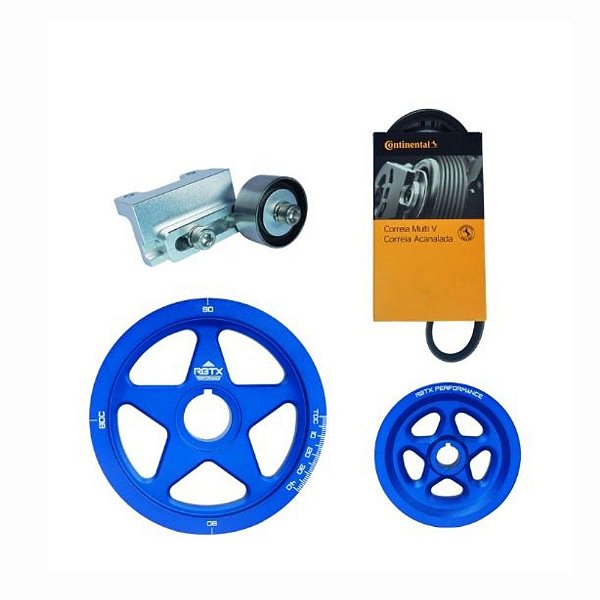 CONJUNTO POLIAS + ESTICADOR FUSCA AZ (1082-3) RGTX