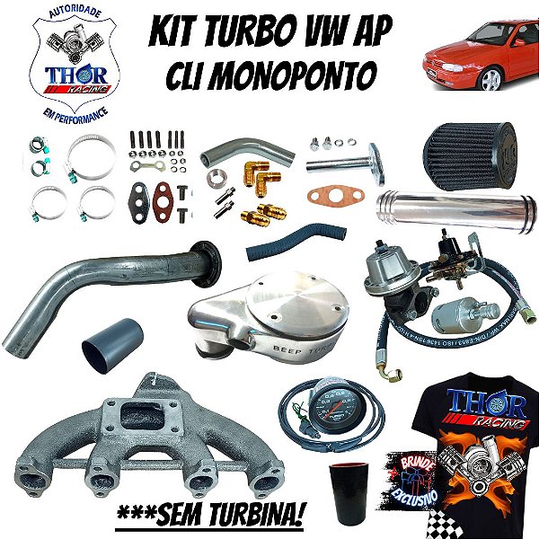 KIT TURBO VW AP 1.6/1.8 CLI SEM TURBINA