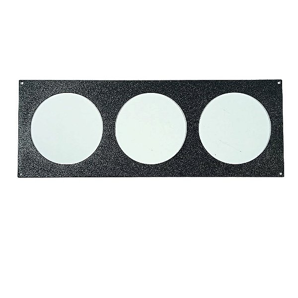 SUPORTE TRIPLO MANÔMETRO PARA PAINEL GOL QUADRADO PT (ARG-0051) ARGITON