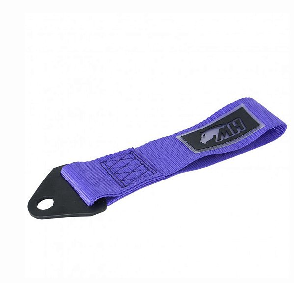 FITA REBOQUE REFORÇADO CURTO DE TECIDO TOW STRAP ROXO (MHTS-S-R) METAL HORSE