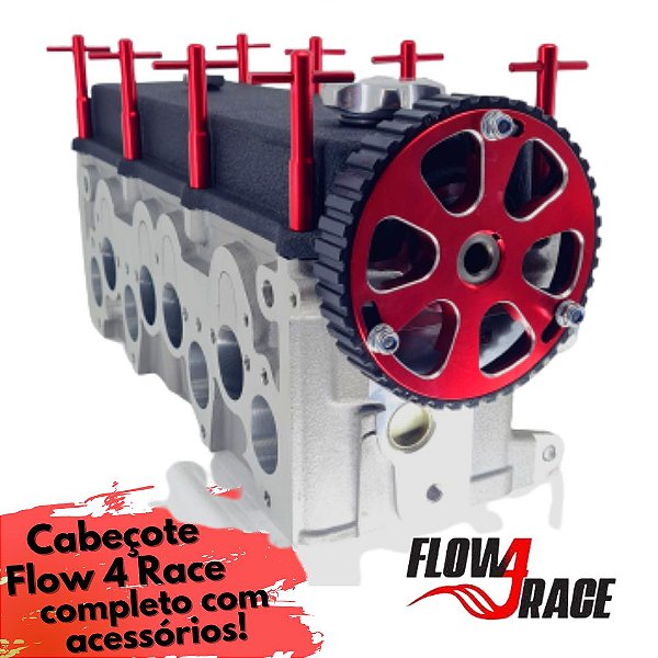 CABEÇOTE COMPLETO VW AP FLOW 4 RACE COM ACESSÓRIOS
