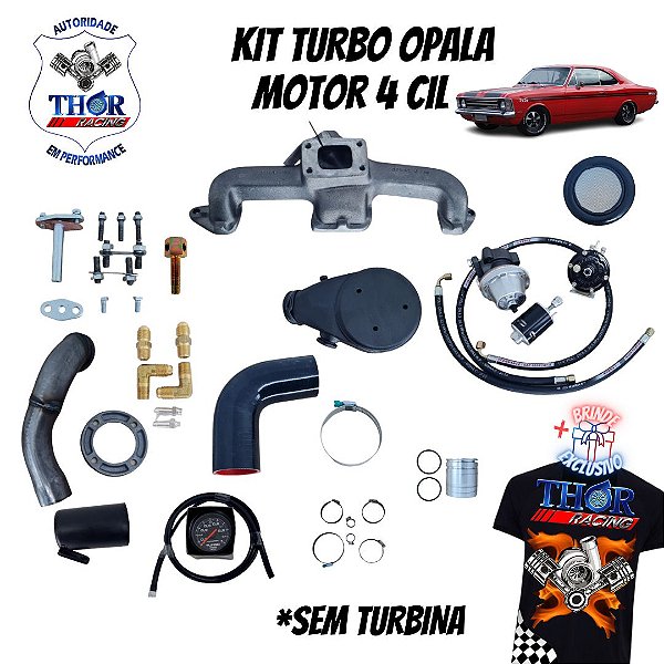 KIT TURBO GM OPALA 4 CILINDROS SEM TURBINA