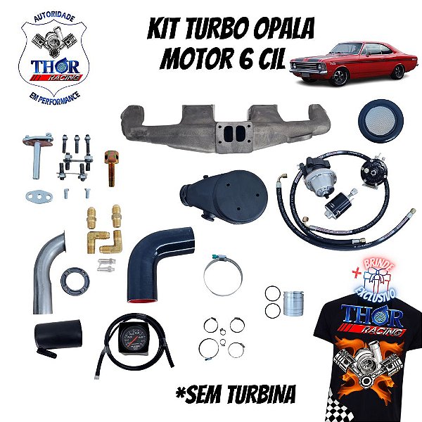 KIT TURBO GM OPALA 6 CILINDROS SEM TURBINA