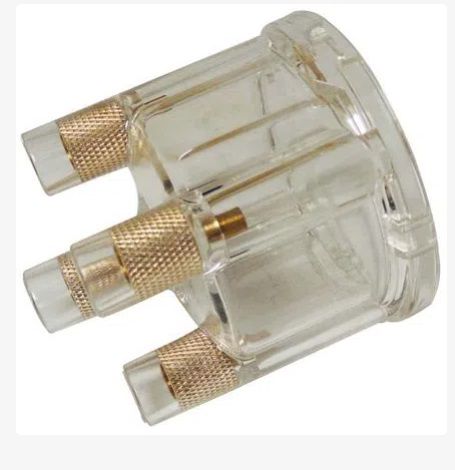 TAMPA DISTRIBUIDOR EM ACRÍLICO P/ VW AP / VW REFRIGERADO A AR S/ PINO TRANSPARENTE (ACTPD02) SPA