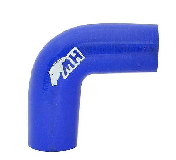 MANGOTE SILICONE CURVA 90º 2" AZUL (MHSH-90-51-120-A) METAL HORSE