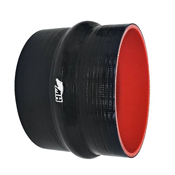 MANGOTE SILICONE RETO EMENDA C/ HUMP 4½" PRETO (MHSH-RH-114-100) METAL HORSE