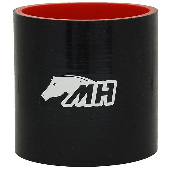 MANGOTE SILICONE RETO 3½" PRETO (MHSH-R-89-100) METAL HORSE