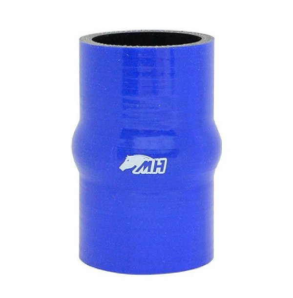 MANGOTE SILICONE RETO EMENDA C/ HUMP 2½" AZUL (MHSH-RH-63-100A) METAL HORSE