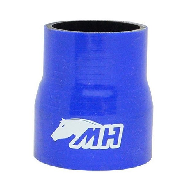 MANGOTE SILICONE REDUÇÃO RETO 3" X 2½" AZUL (MHSH-R-76-63-100A) METAL HORSE
